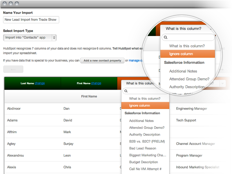 Database en importeren
