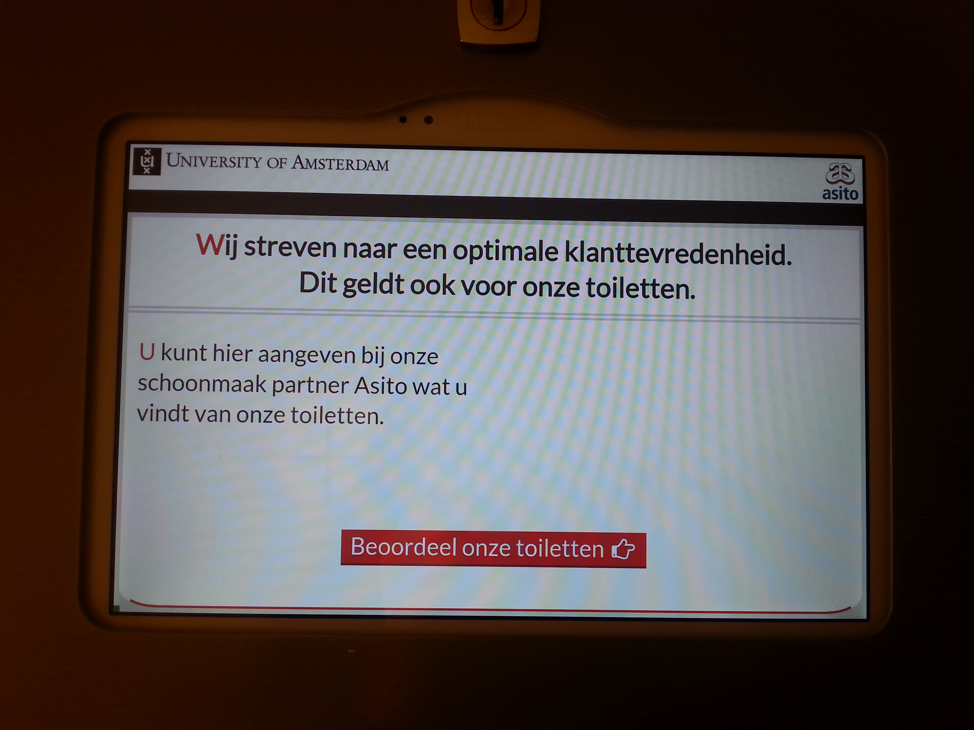 Engagement bij toiletten