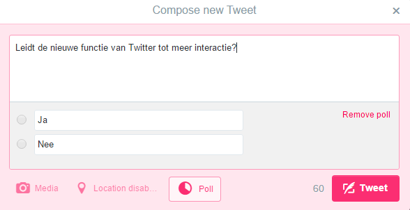 twitter poll